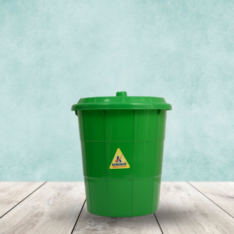 10L DUSTBIN GREEN