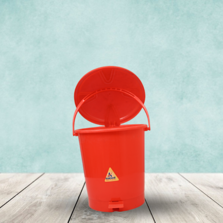 PEDAL DUSTBIN RED
